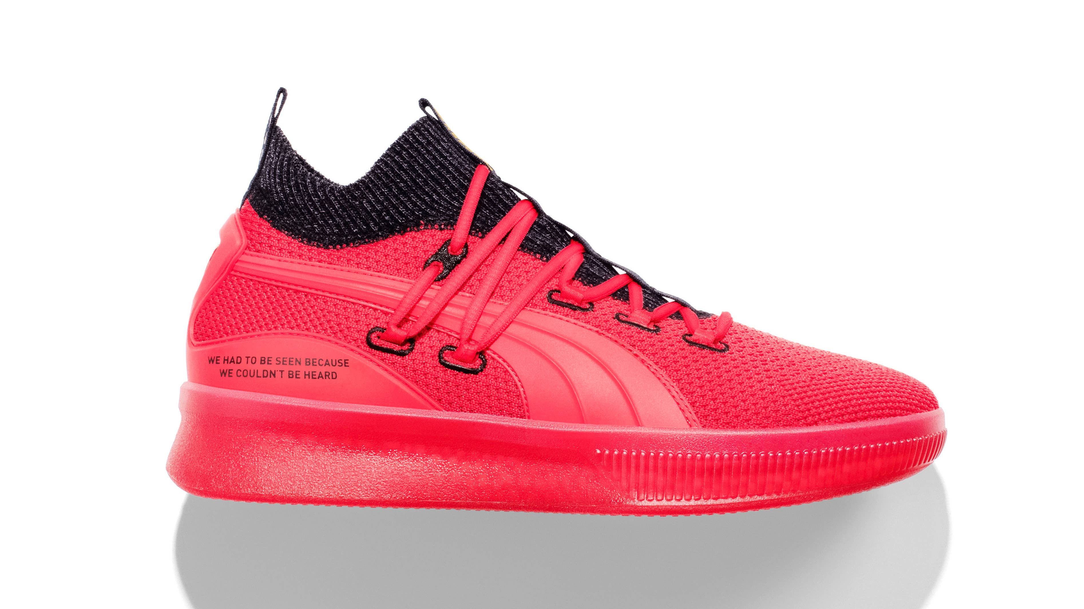 Puma Clyde Court #Reform Black/Red Meek Mill Lateral