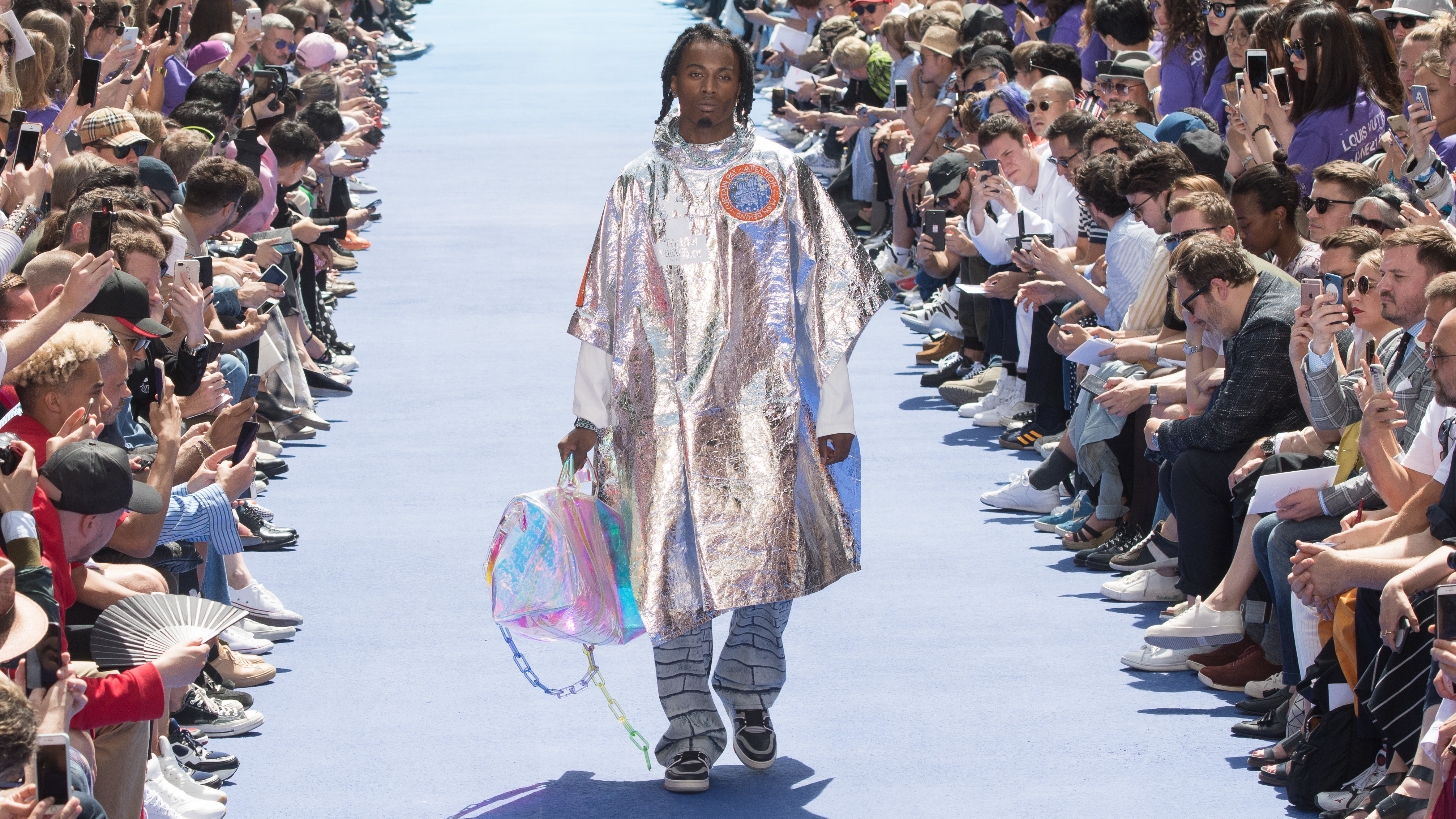 Fashion Drops on X: Louis Vuitton Wizard of Oz Rainbow Walk Knitted Sweater  by Virgil Abloh, Spring/Summer 2019  / X