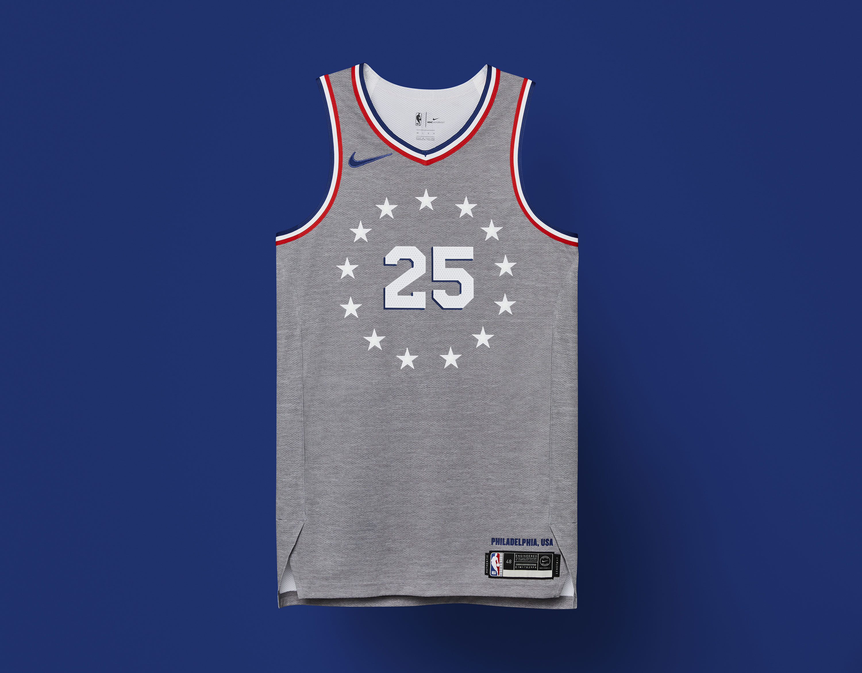 Philadelphia 76ers City Edition uniforms 2018-19 season