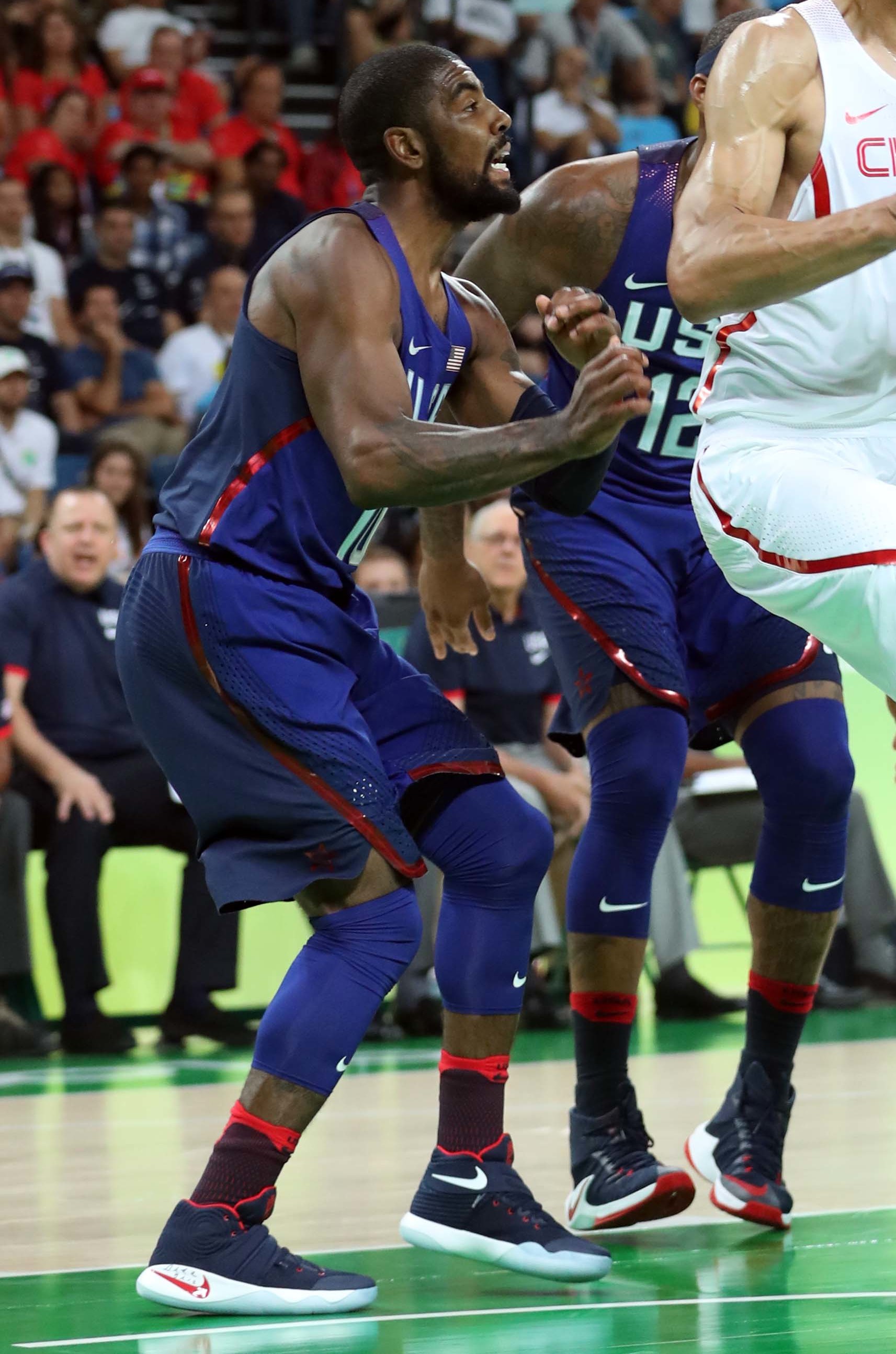 Kyrie Irving Wearing the USA Nike Kyrie 2