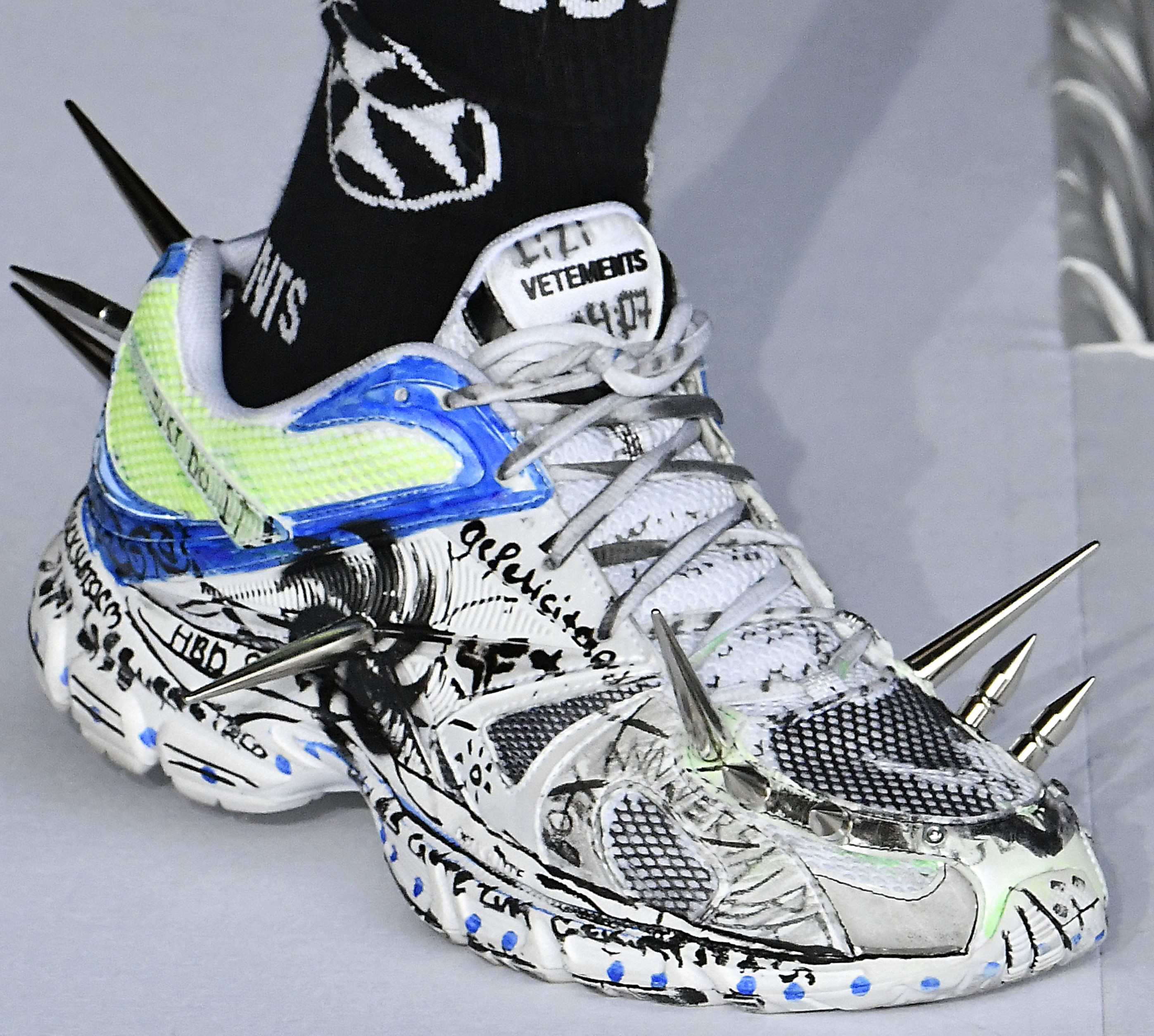The Reebok x Vetements Sneakers Covered in Doodles Are Really Pricey