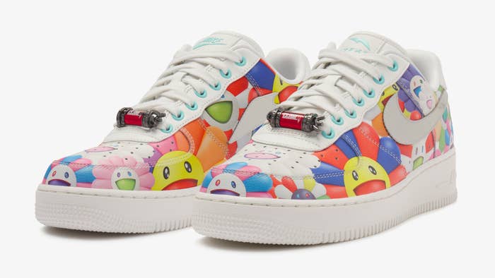 RTFKT x Takashi Murakami x Nike Air Force 1 &#x27;Murakami Drip&#x27;