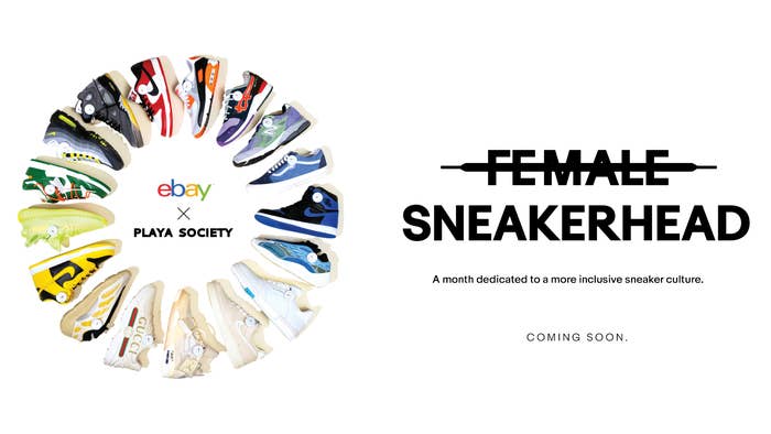 eBay Female Sneakerhead Program Banner