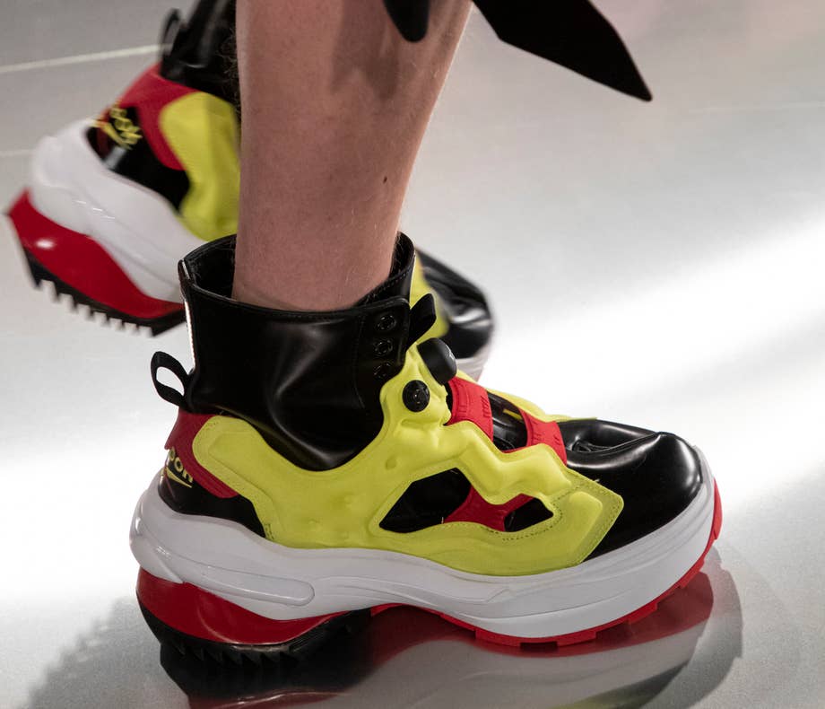 margiela reebok beige