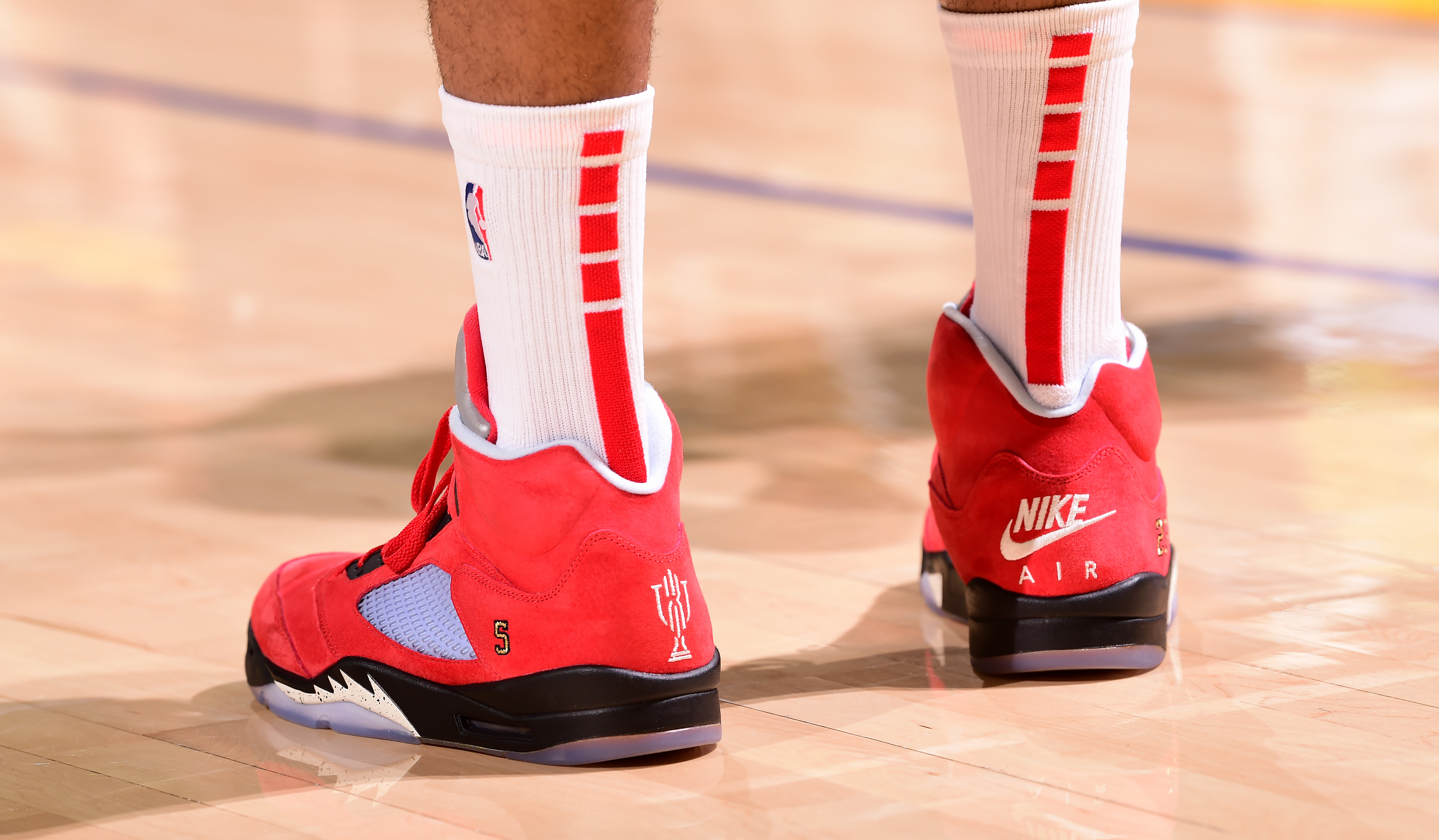 SoleWatch: PJ Tucker Wears Air Jordan 8 PE in Tribute to His Mentor