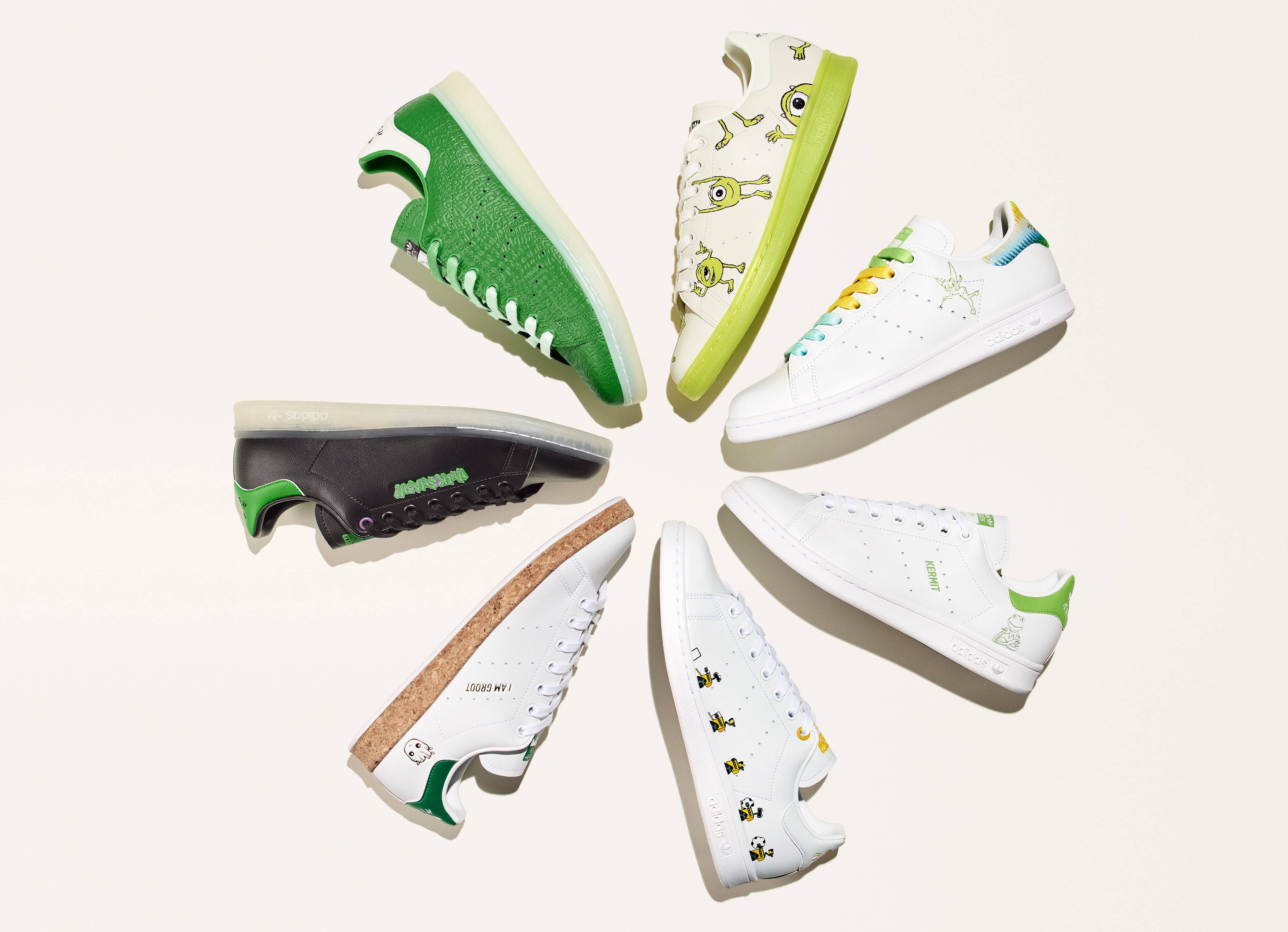 Disney and Adidas' Sustainable Stan Smith Shoes Are Releasing Soon ...