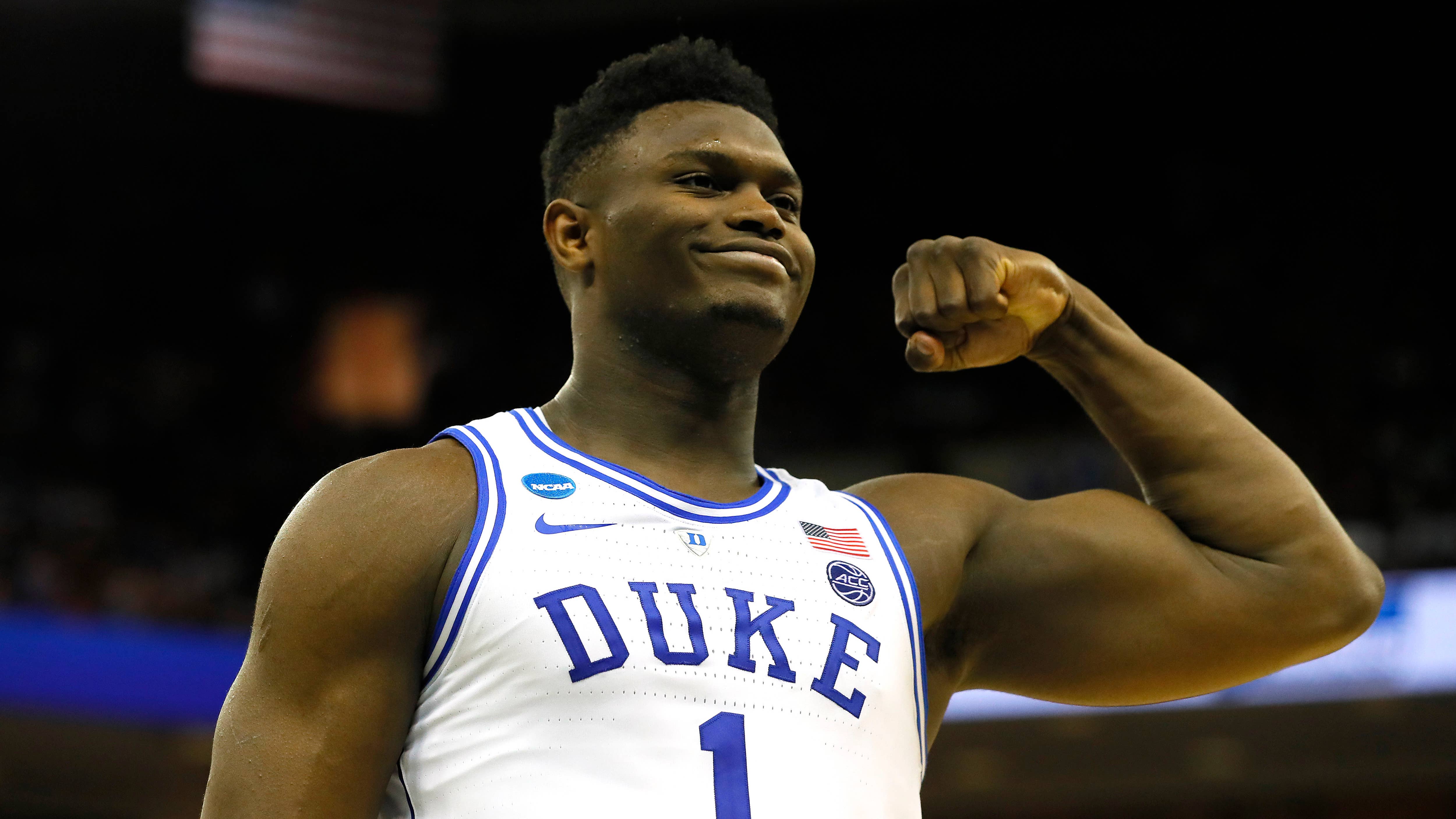 Zion Williamson at Duke during March Madness