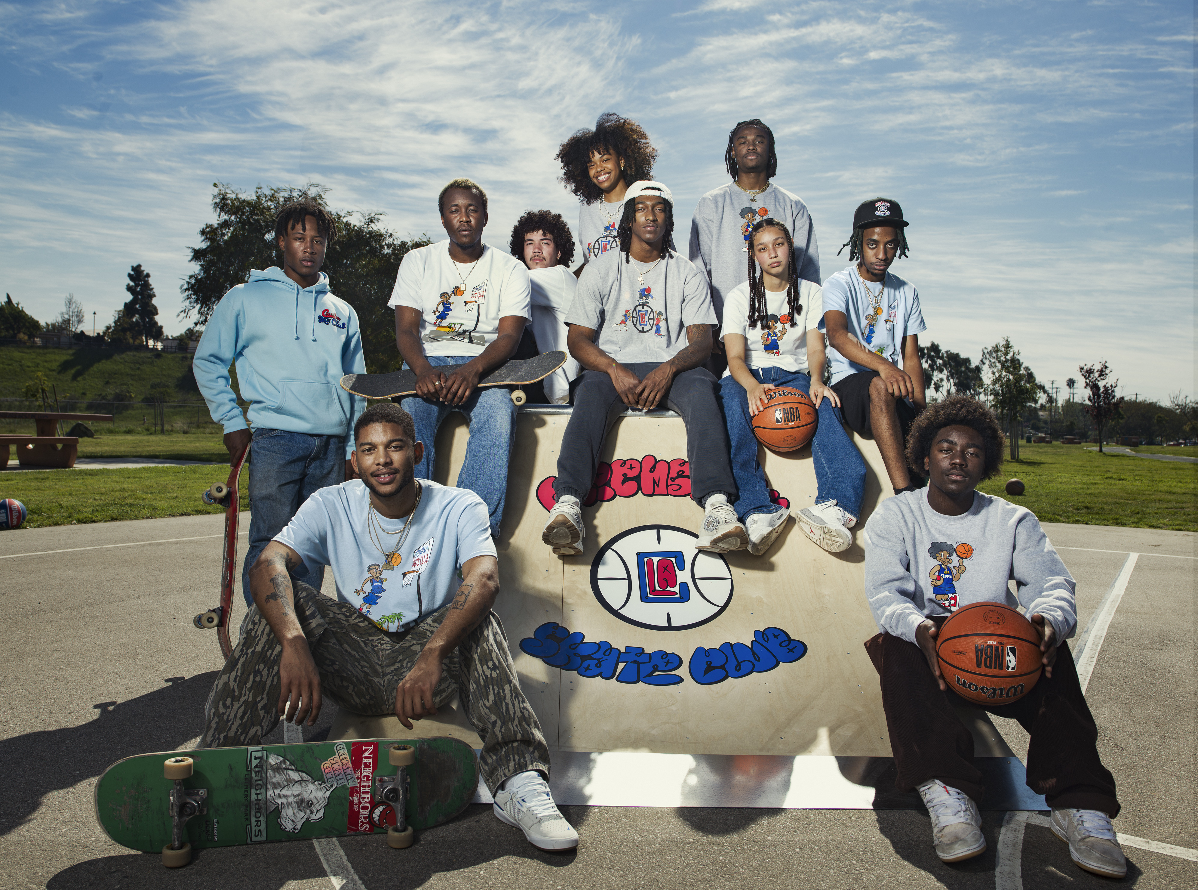 Crenshaw Skate Club x Los Angeles Clippers 4