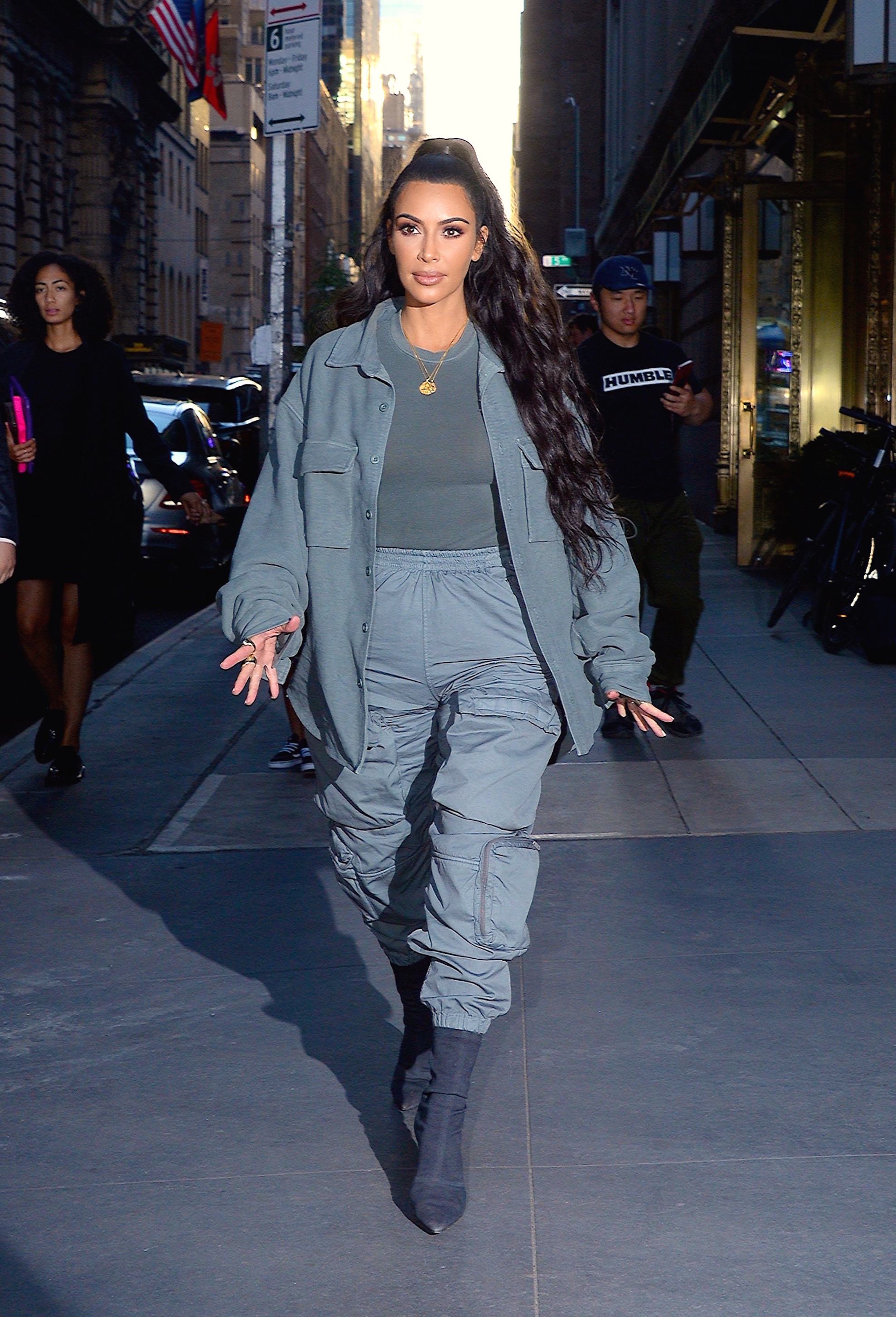 Kim k best sale winter outfits