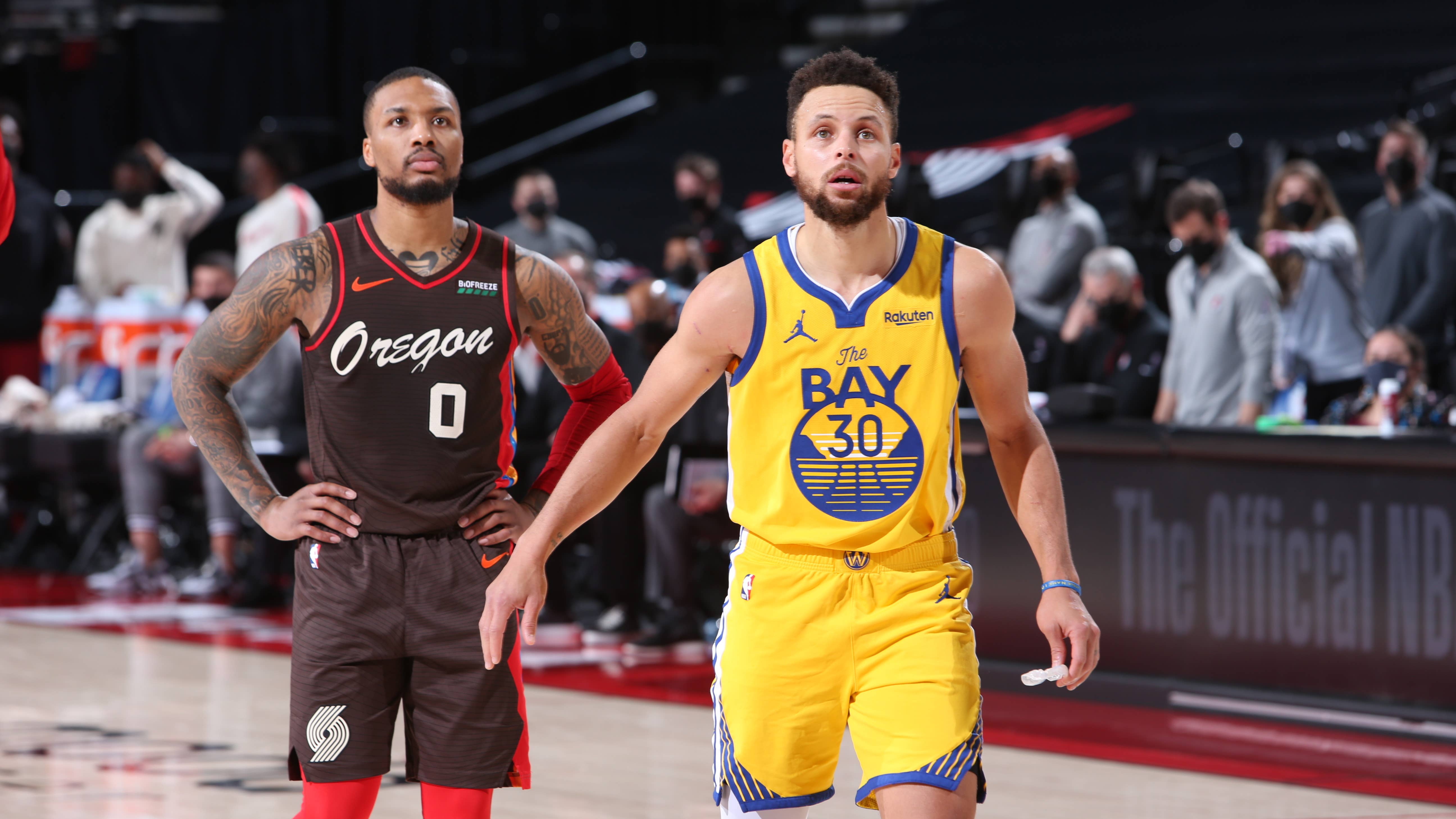 Damian Lillard and Stephen Curry