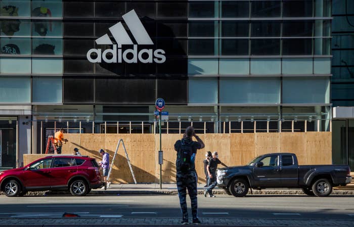 Adidas Store During George Floyd Protests