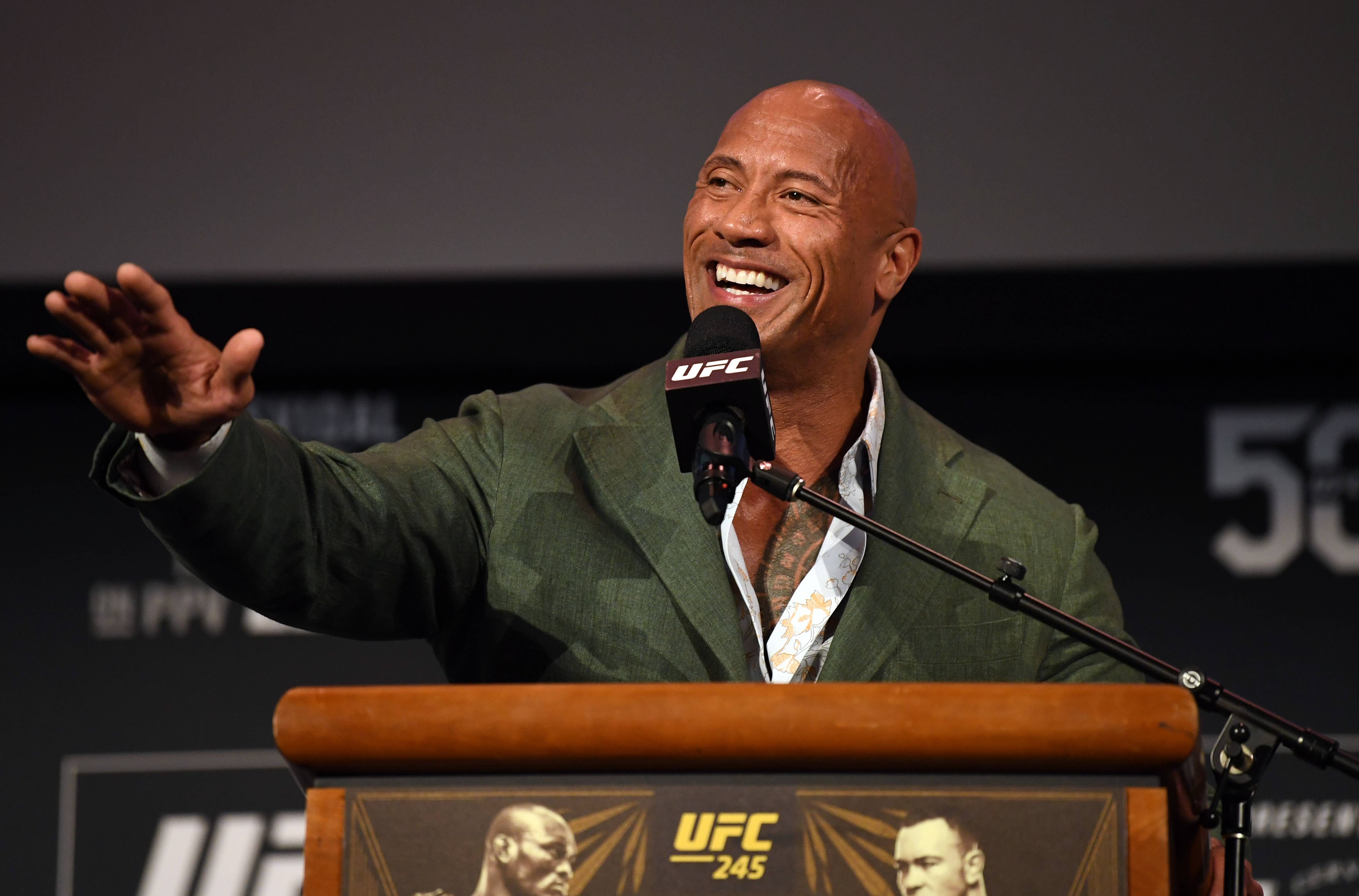 Dwayne Johnson's Project Named Official Footwear of UFC |
