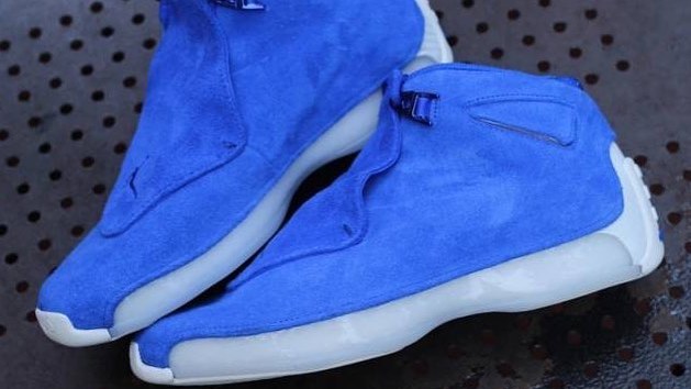 Jordan 18 best sale retro racer blue