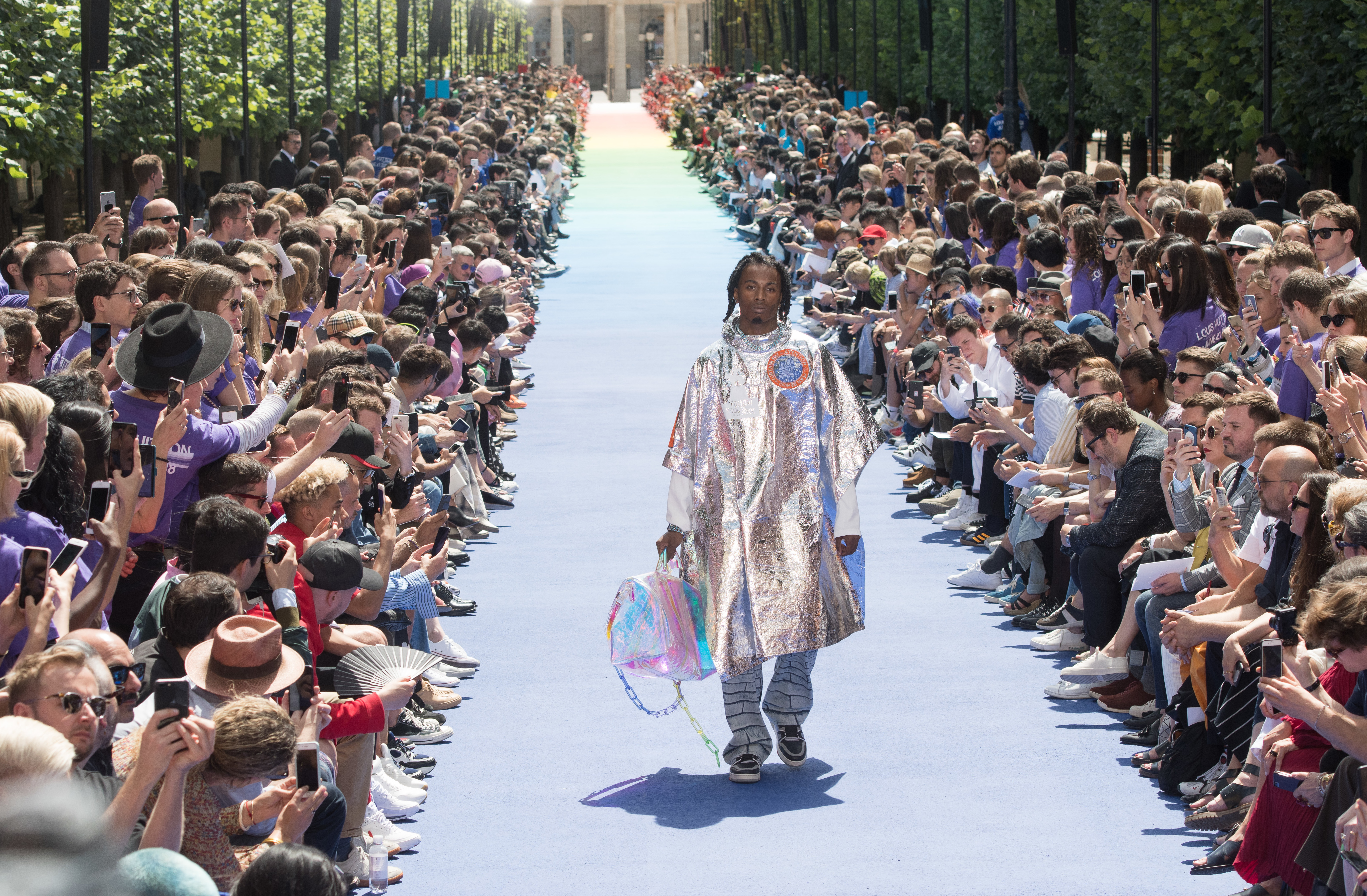 Fashion Drops on X: Louis Vuitton Wizard of Oz Rainbow Walk Knitted  Sweater by Virgil Abloh, Spring/Summer 2019  / X