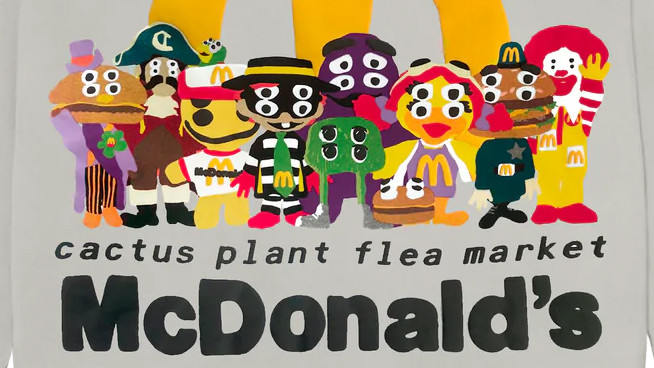割引直売cactas plant flea market McDonald スウェット トップス