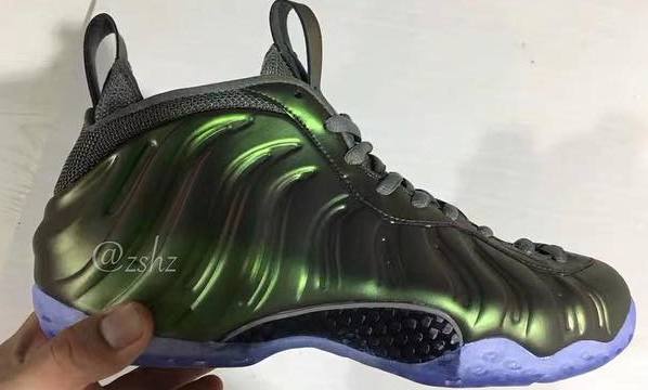 Dark green shop foamposites