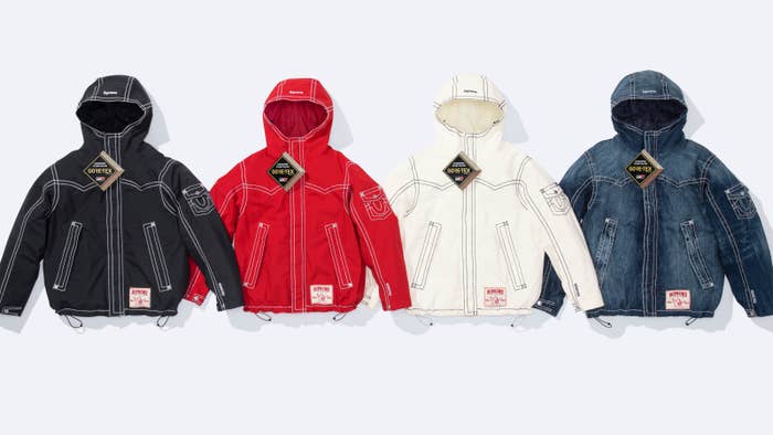 Supreme True Religion pieces are shown