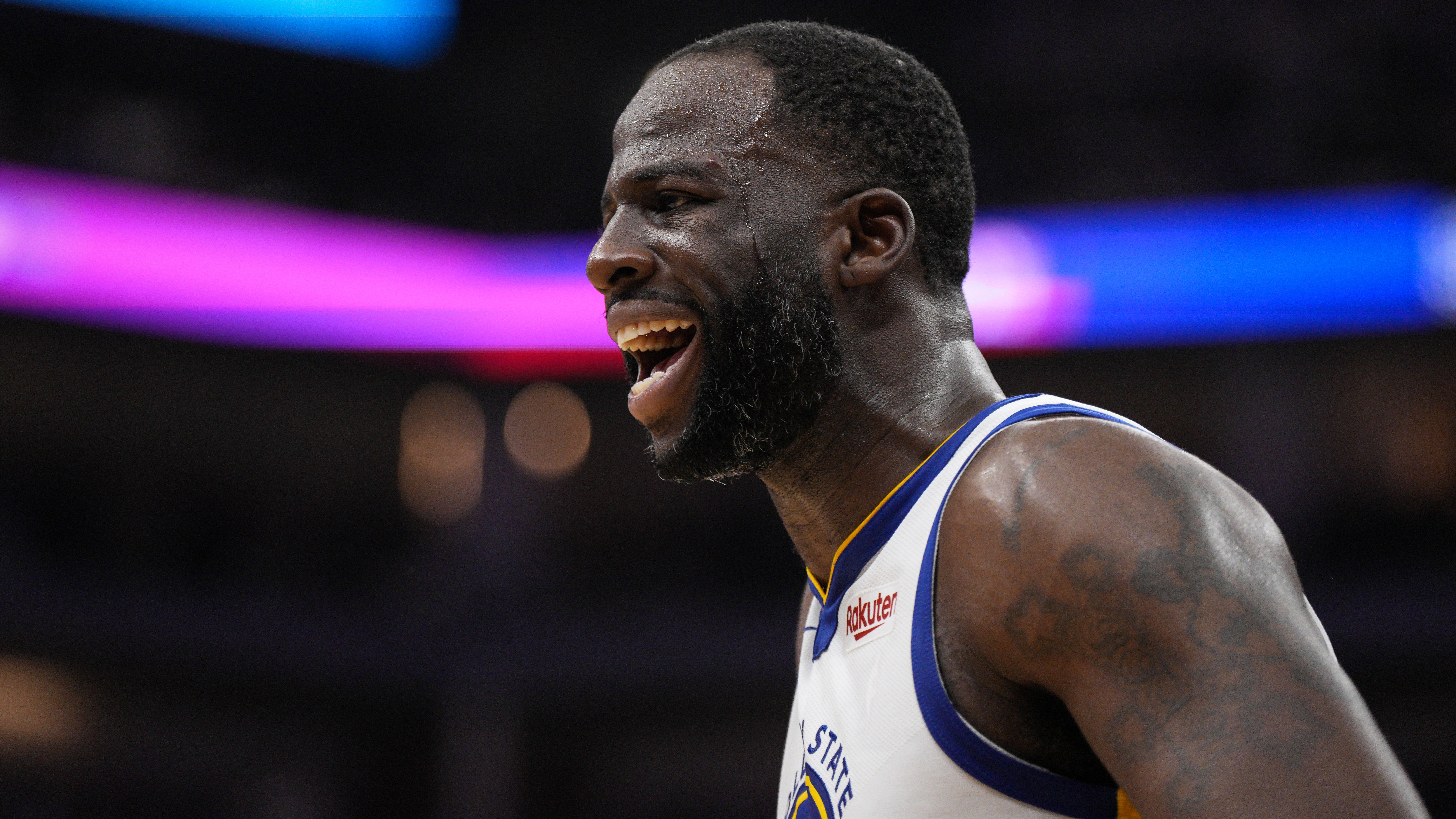 Draymond Green during the NBA playoff game against the Sacaramento Kings