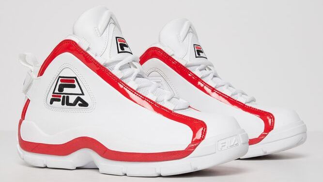 Red and hot sale white fila