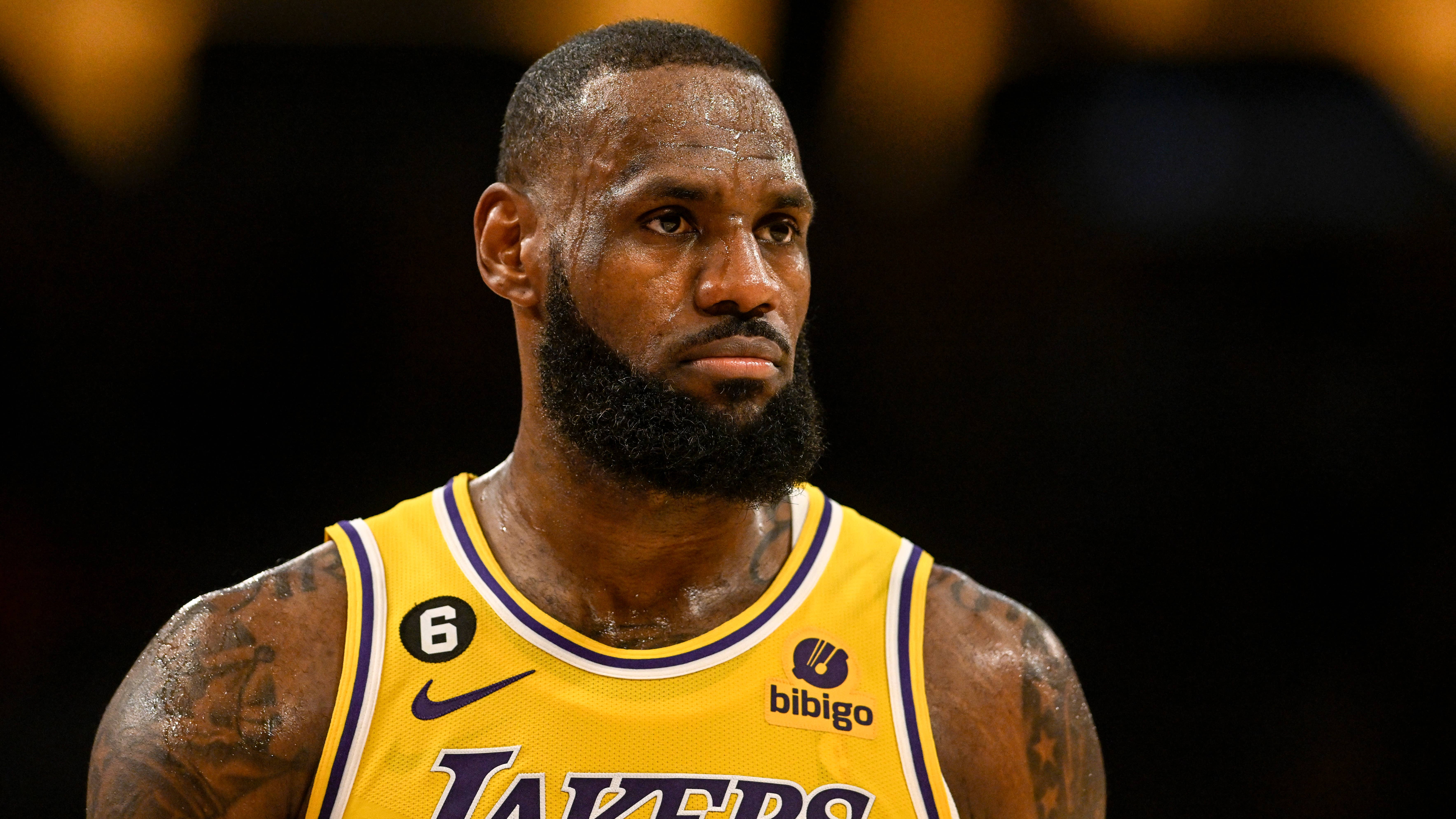 LeBron on course to join legends with jerseys retired by multiple