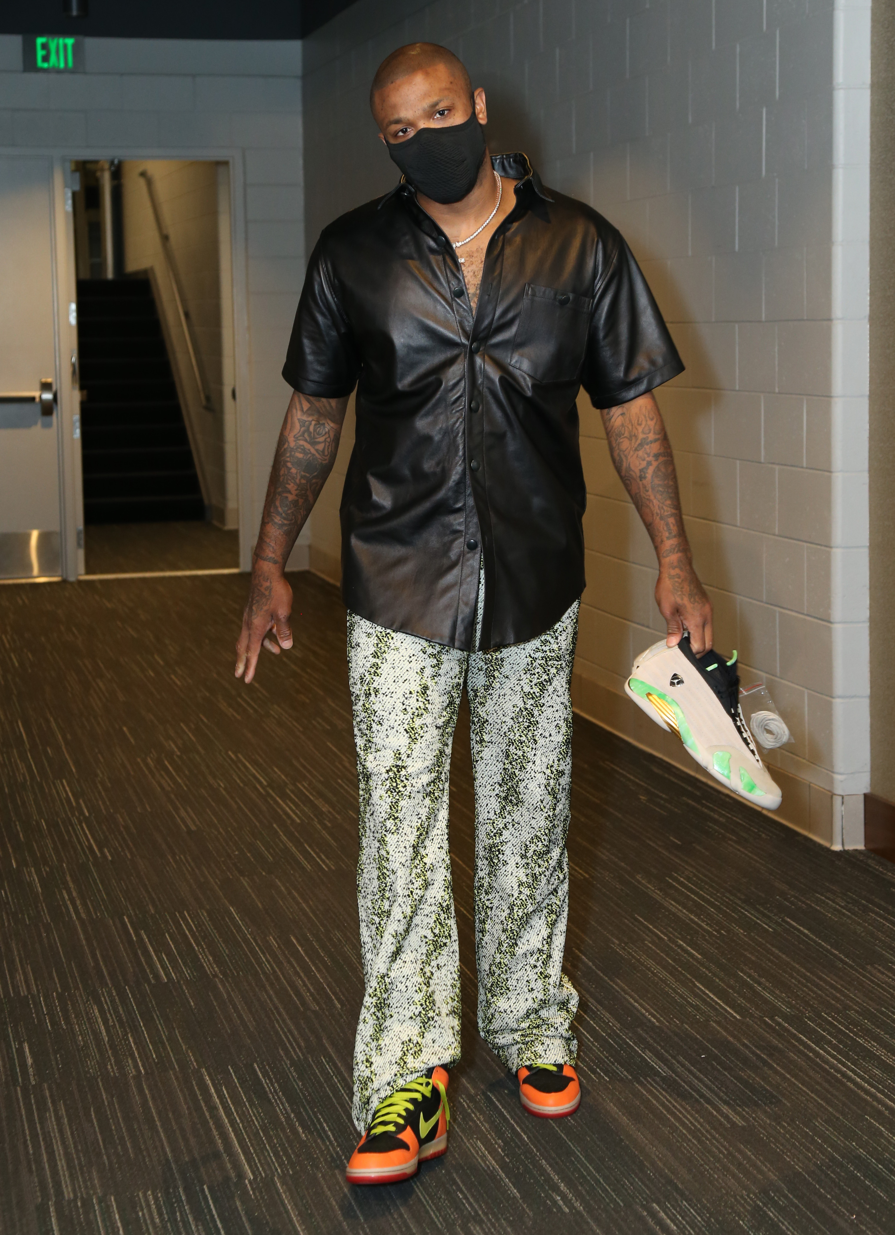 PJ Tucker Leather Acne Studios Shirt Bottega Veneta Pants