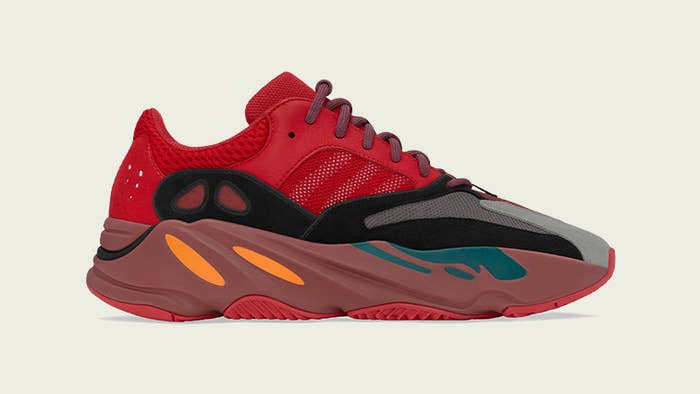 Adidas yeezy boost 700 mnvn 'hi-res red'
