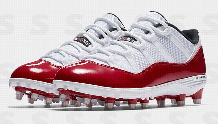 Low top jordan sales 11 cleats