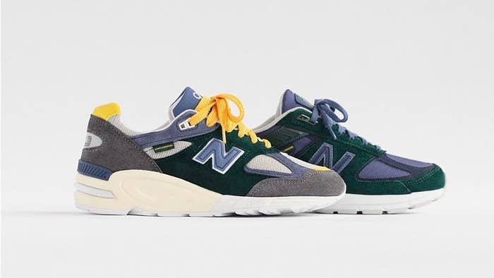 aime leon dore new balance 990v2 990v5 life in the balance collection lateral