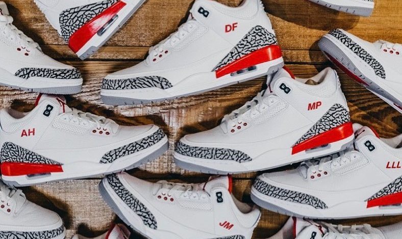 Jordan 3 clearance katrina for sale