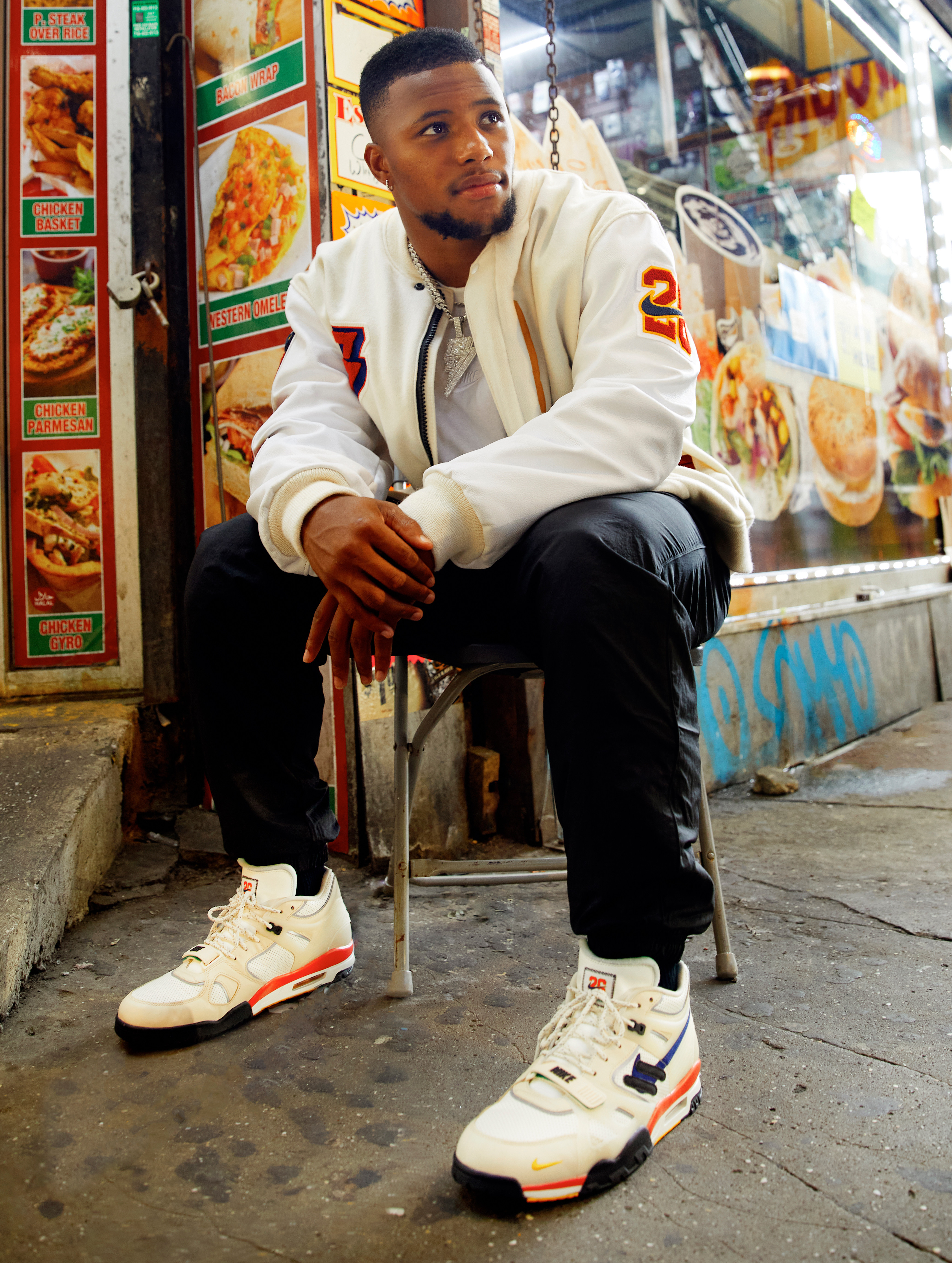 Saquon Barkley Designs His Own Nike Air Trainer 3 Colorway