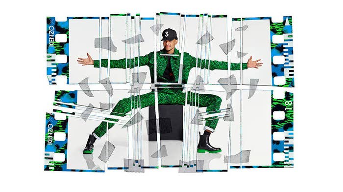 Chance the Rapper in the H&amp;M x Kenzo campaign