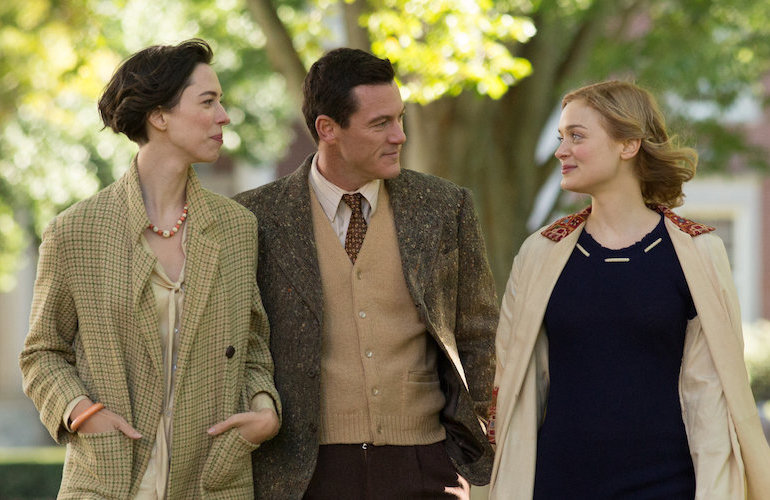 Luke Evans, Rebecca Hall and Bella Heathcote in Professor Marston and the Wonder Women.