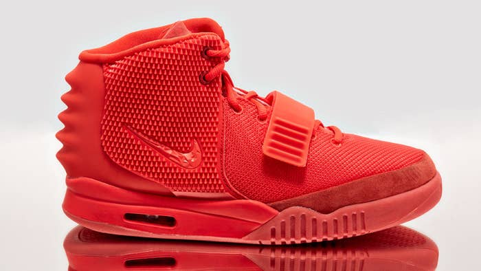 Red October' Nike Air Yeezy on Goat | Complex