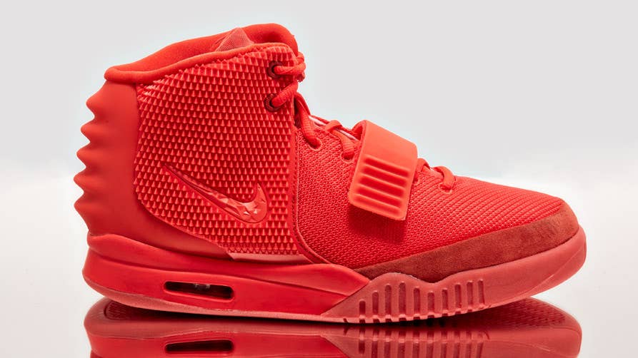 Red Nike Air Releasing on Goat |