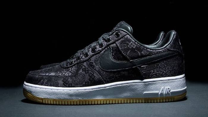 clot fragment nike air force 1 low black silk lateral