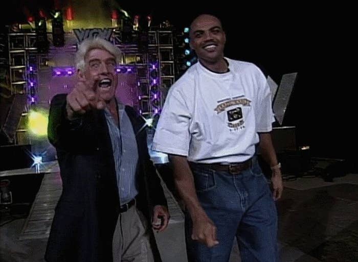 WWE Ric Flair Charles Barkley