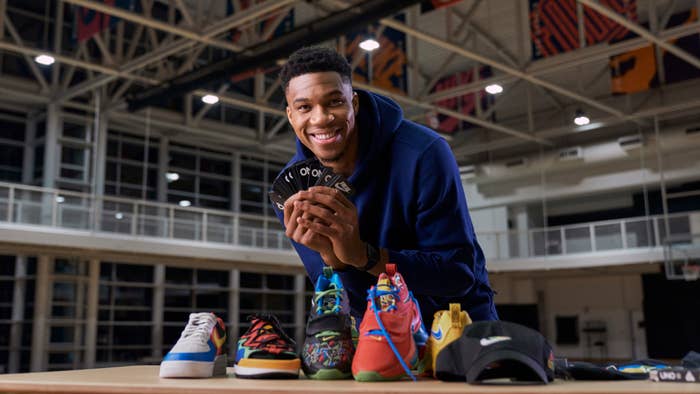 Giannis Antetokounmpo and Nike Team Up With UNO for New Collab