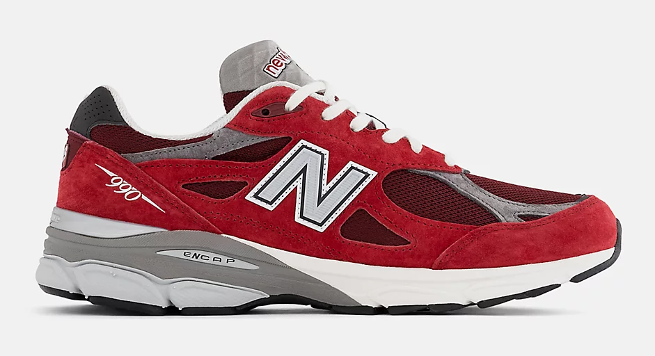 New Balance Made in USA 990v3 &#x27;Scarlet Red&#x27;