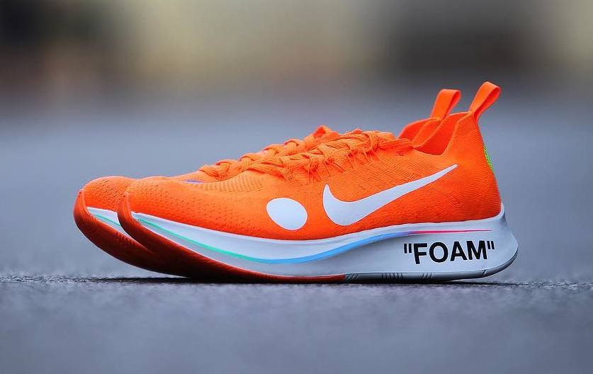 Nike zoom fly shop orange off white