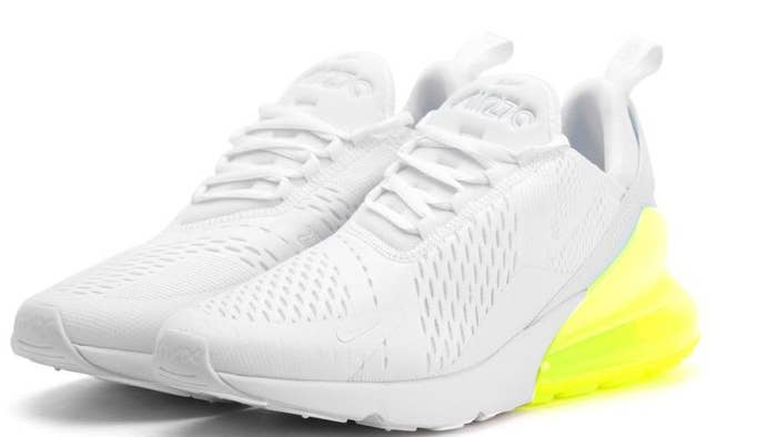 Nike AIr ax 270 &#x27;White/Volt&#x27;