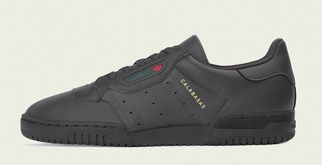 Adidas Yeezy Powerphase &#x27;Core Black&#x27; CG6420 (Left Shoe)