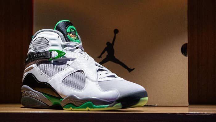 Air Jordan 8 VIII Oregon Ducks PE