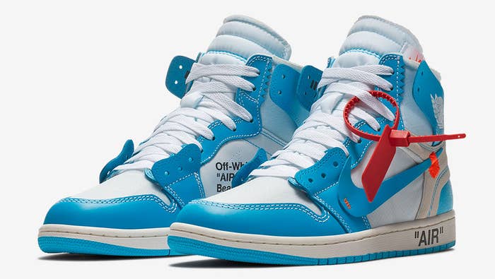 Off White x Air Jordan 1 UNC Release Date AQ0818 148 Main