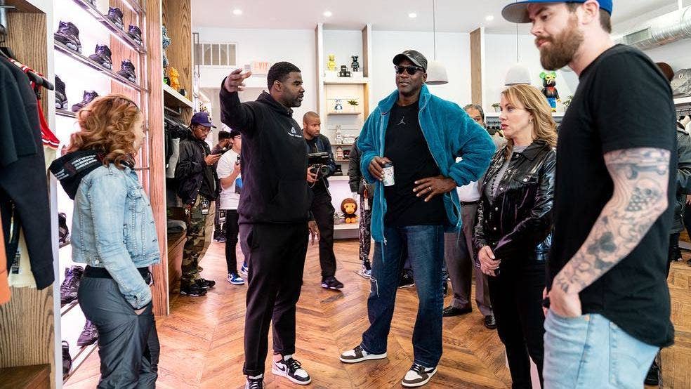 Shop Michael Jordan Wearing 1s
