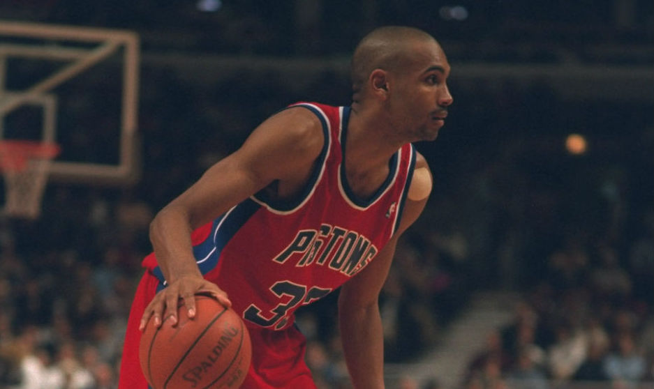 Grant hill cheap wearing fila 96