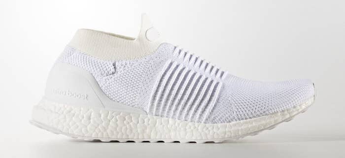 Adidas Ultra Boost Uncaged Laceless &quot;Triple White&quot;