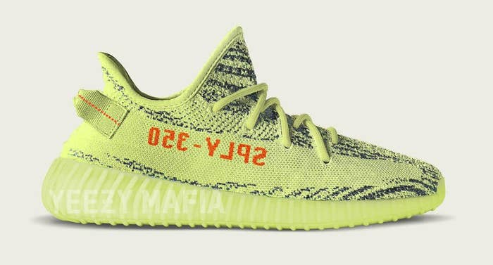 Adidas Yeezy 350 Boost V2 Semi Frozen Yellow Release Date B37572