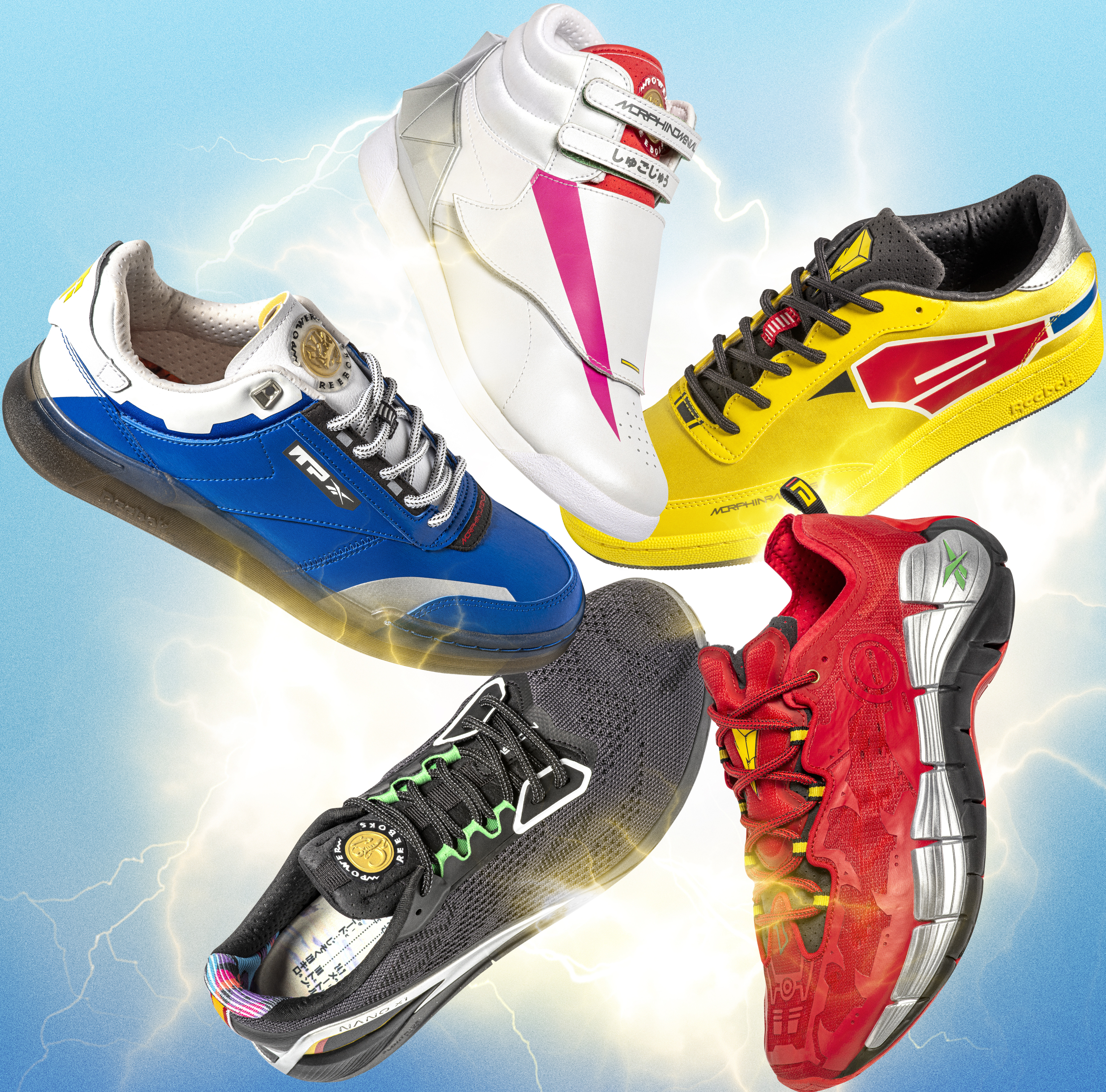 Power Rangers x Reebok