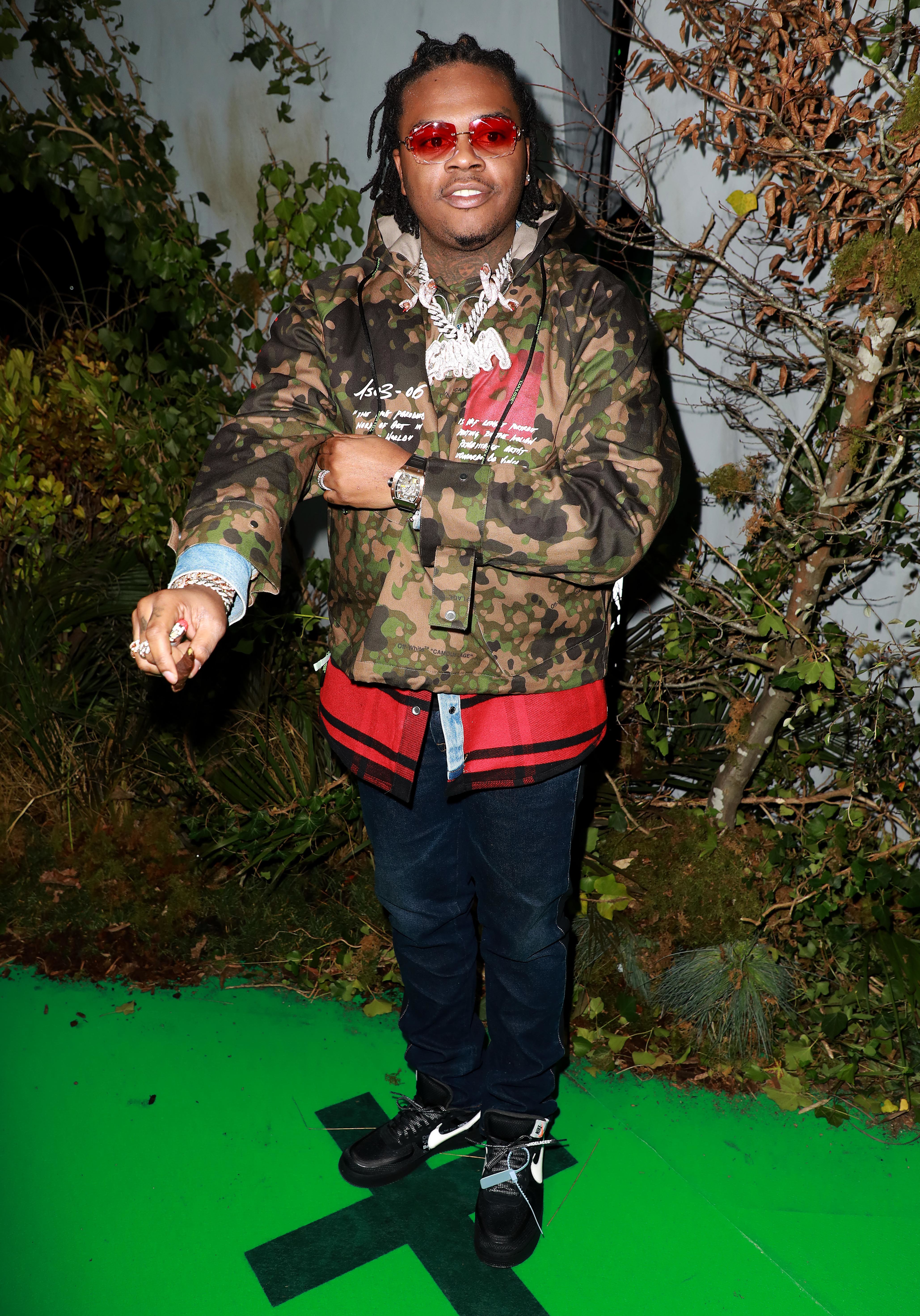 Gunna's *interesting* outfit . . #gunna #hiphop #rap #drip #fashion #f