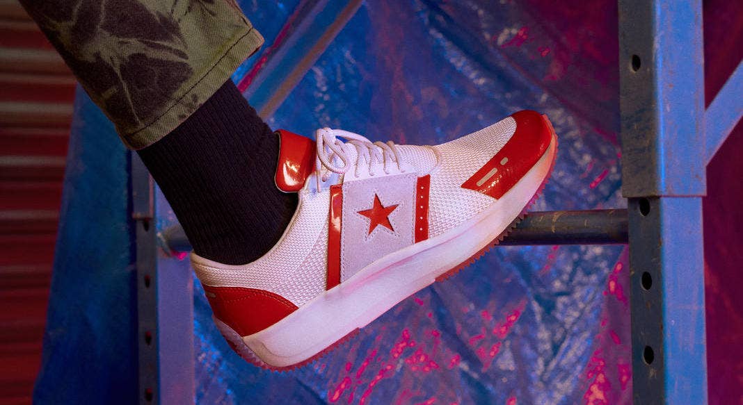 Converse Run Star Y2K 'White/Red' (On Foot)